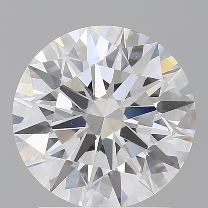 2.09 Carat Round Shaped, Ideal Cut, E Color, VVS2 Clarity, IGI Certified Lab Grown Diamond