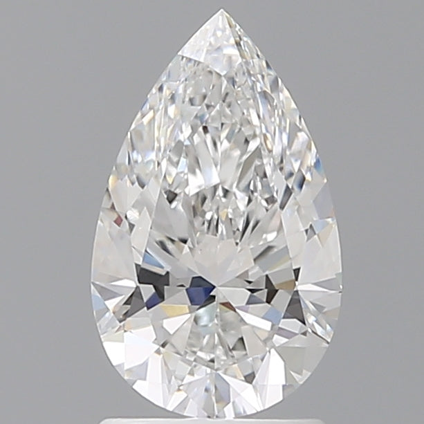 1.58 Carat Pear Shaped, Ideal Cut, E Color, VVS2 Clarity, IGI Certified Lab Grown Diamond