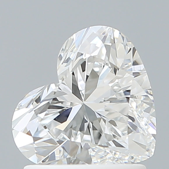 1.24 Carat Heart Shaped, Ideal Cut, E Color, VVS1 Clarity, IGI Certified Lab Grown Diamond