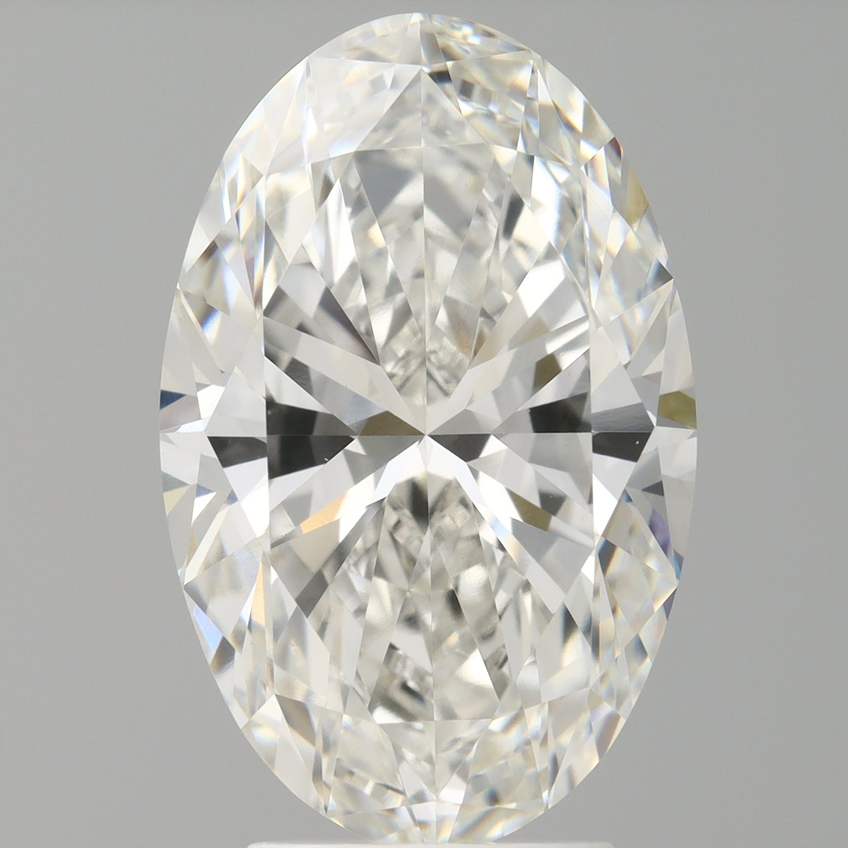 4.09 Carat Oval Shaped, Ideal Cut, F Color, VVS2 Clarity, IGI Certified Lab Grown Diamond
