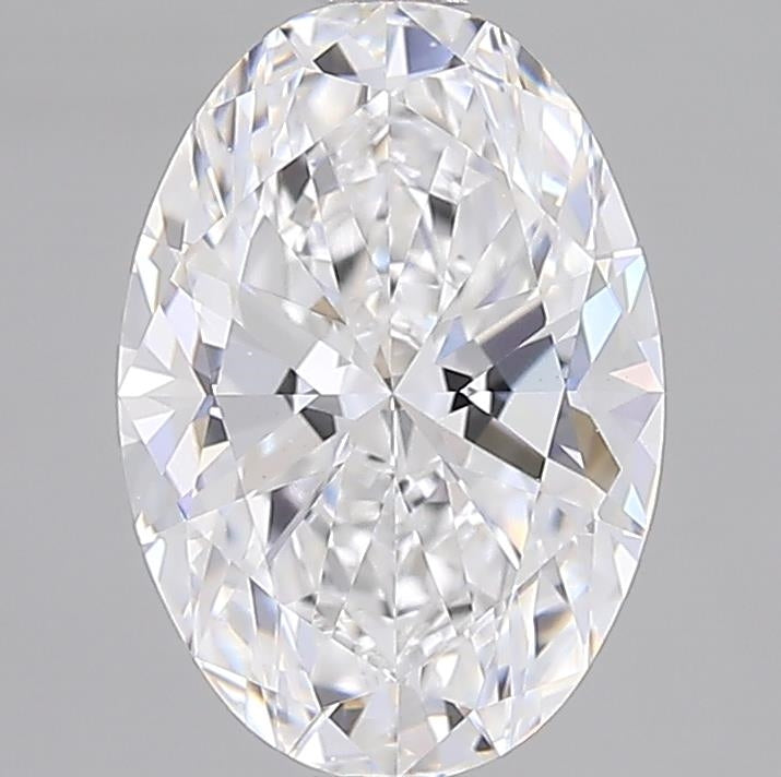 2.07 Carat Oval Shaped, Excellent Cut, D Color, VVS2 Clarity, IGI Certified Lab Grown Diamond