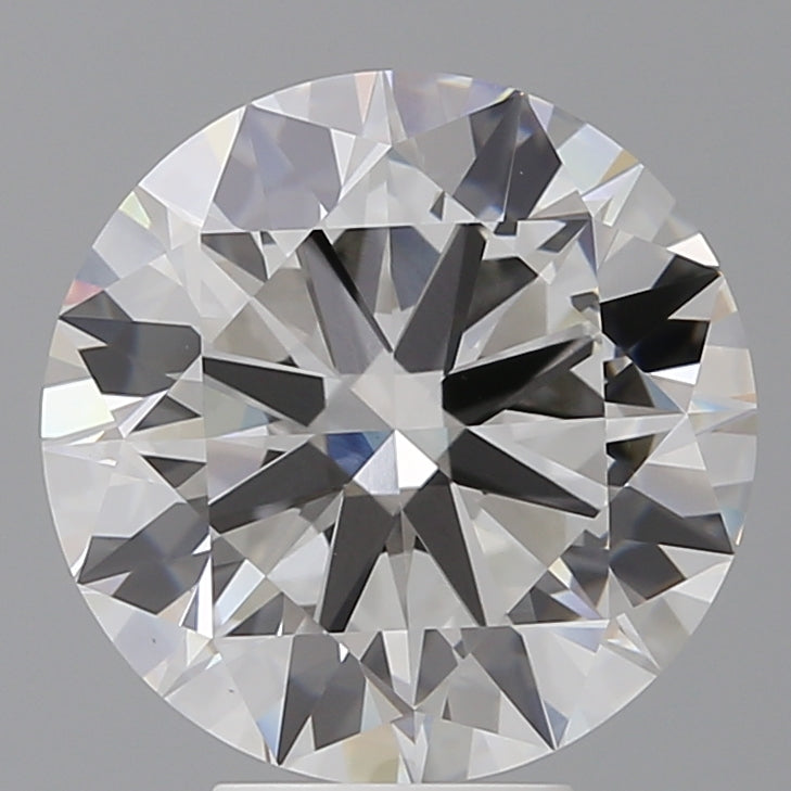 6.02 Carat Round Shaped, Excellent Cut, F Color, VS1 Clarity, IGI Certified Lab Grown Diamond