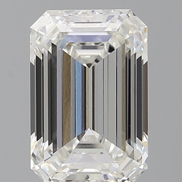 3.58 Carat Emerald Shaped, Ideal Cut, F Color, VVS2 Clarity, IGI Certified Lab Grown Diamond