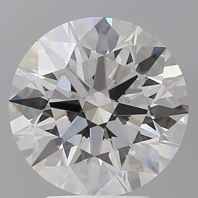 4.02 Carat Round Shaped, Ideal Cut, E Color, VVS2 Clarity, IGI Certified Lab Grown Diamond