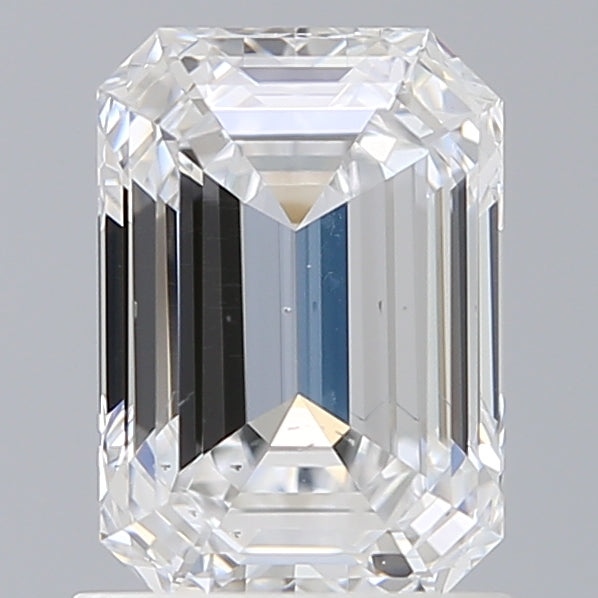 1.51 Carat Emerald Shaped, Ideal Cut, E Color, SI1 Clarity, IGI Certified Lab Grown Diamond