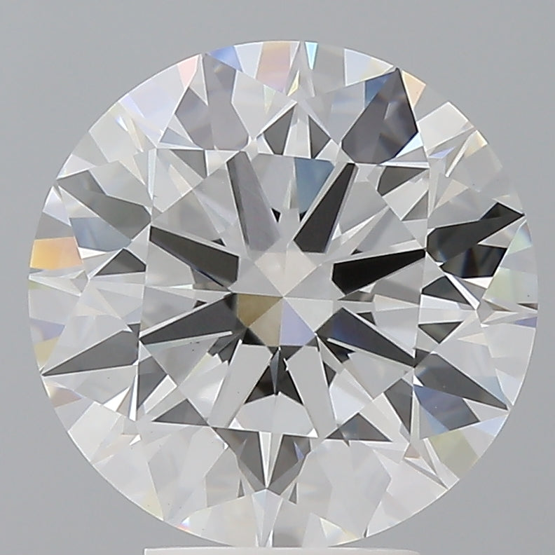 5.09 Carat Round Shaped, Ideal Cut, F Color, VVS2 Clarity, IGI Certified Lab Grown Diamond