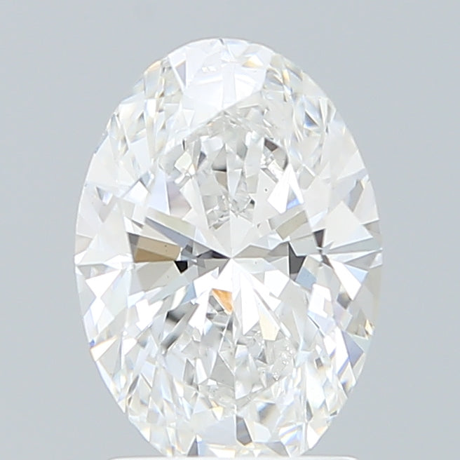 2.10 Carat Oval Shaped, Ideal Cut, E Color, VVS2 Clarity, IGI Certified Lab Grown Diamond