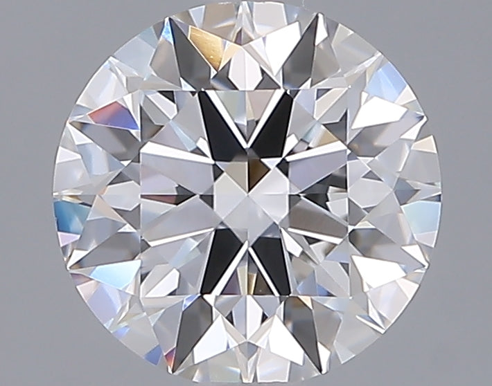 2.02 Carat Round Shaped, Ideal Cut, D Color, VVS2 Clarity, IGI Certified Lab Grown Diamond