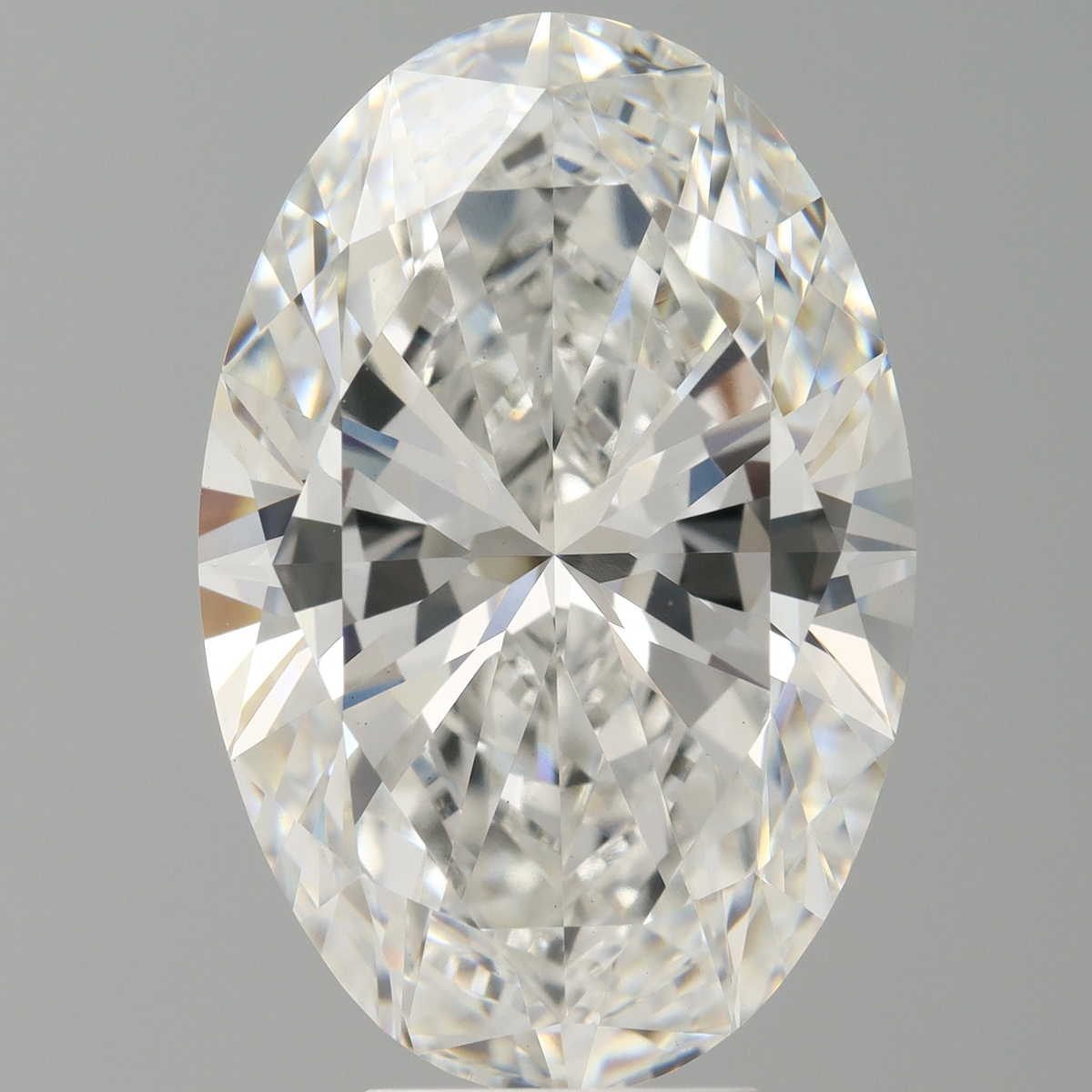 7.09 Carat Oval Shaped, Ideal Cut, E Color, VVS2 Clarity, IGI Certified Lab Grown Diamond
