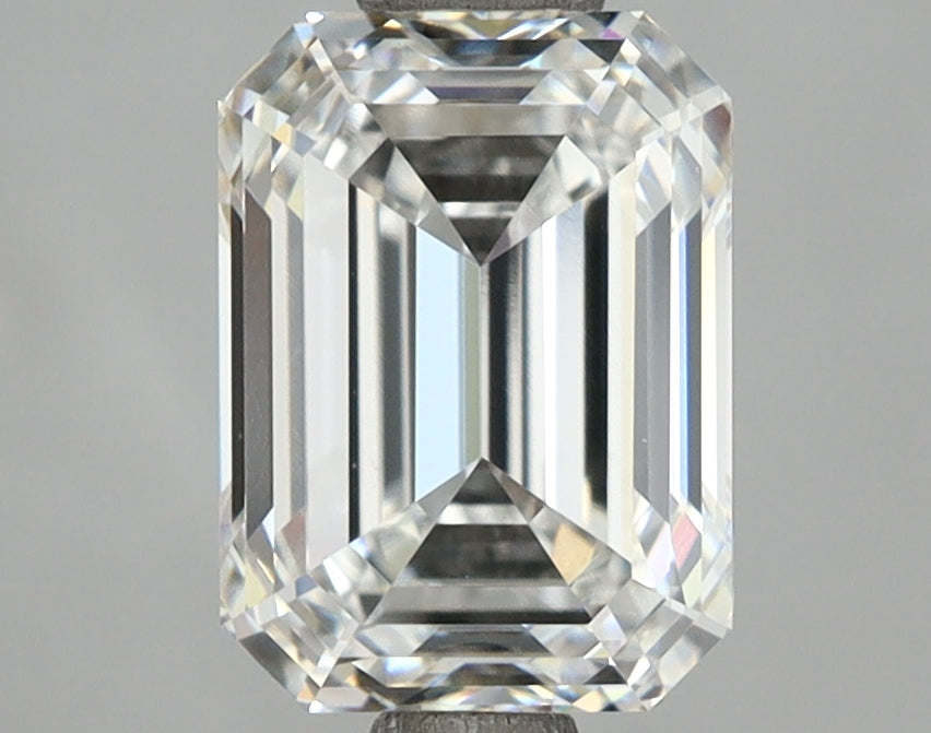 2.48 Carat Emerald Shaped, Ideal Cut, E Color, IF Clarity, IGI Certified Lab Grown Diamond