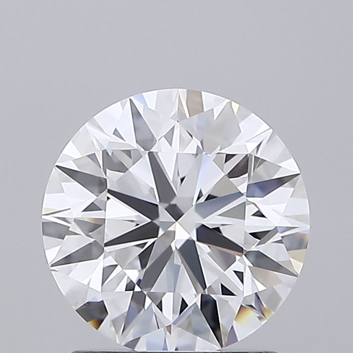 1.56 Carat Round Shaped, Ideal Cut, D Color, VVS2 Clarity, IGI Certified Lab Grown Diamond