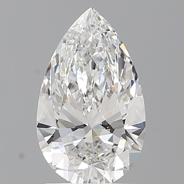 1.60 Carat Pear Shaped, Ideal Cut, E Color, VVS2 Clarity, IGI Certified Lab Grown Diamond