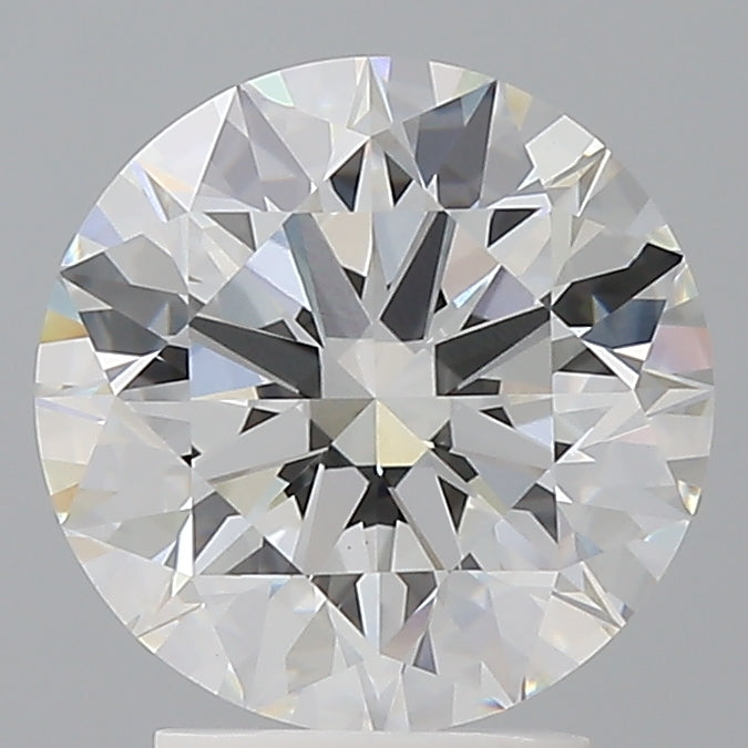 3.09 Carat Round Shaped, Ideal Cut, E Color, VVS2 Clarity, IGI Certified Lab Grown Diamond