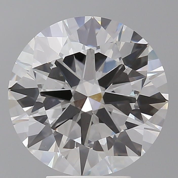 5.06 Carat Round Shaped, Excellent Cut, F Color, VVS2 Clarity, IGI Certified Lab Grown Diamond