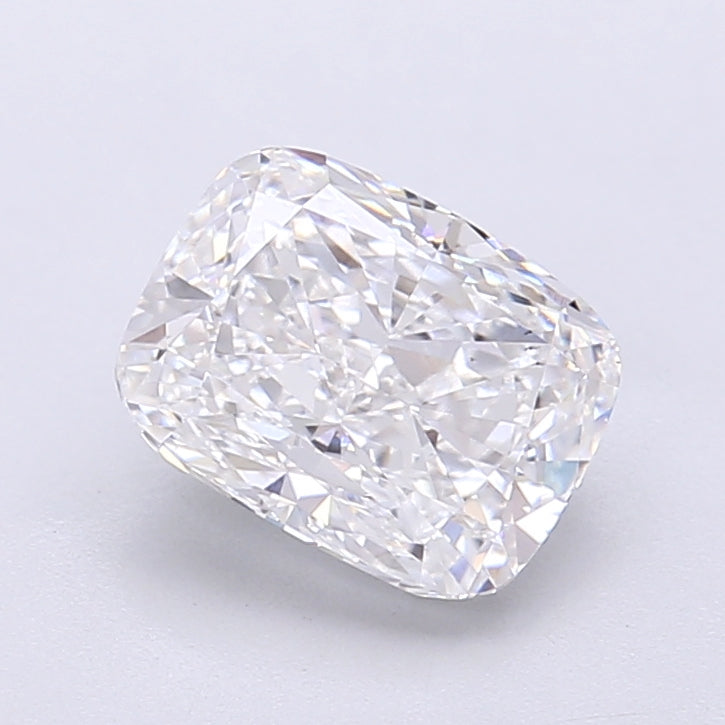2.01 Carat Cushion Shaped, Very Good Cut, D Color, VS1 Clarity, IGI Certified Lab Grown Diamond