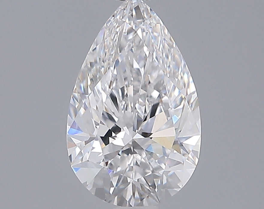 1.56 Carat Pear Shaped, Ideal Cut, D Color, VVS2 Clarity, IGI Certified Lab Grown Diamond