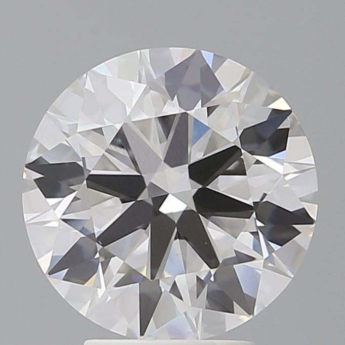 4.06 Carat Round Shaped, Ideal Cut, E Color, VVS2 Clarity, IGI Certified Lab Grown Diamond
