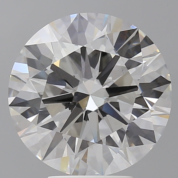 5.60 Carat Round Shaped, Ideal Cut, E Color, VVS2 Clarity, IGI Certified Lab Grown Diamond