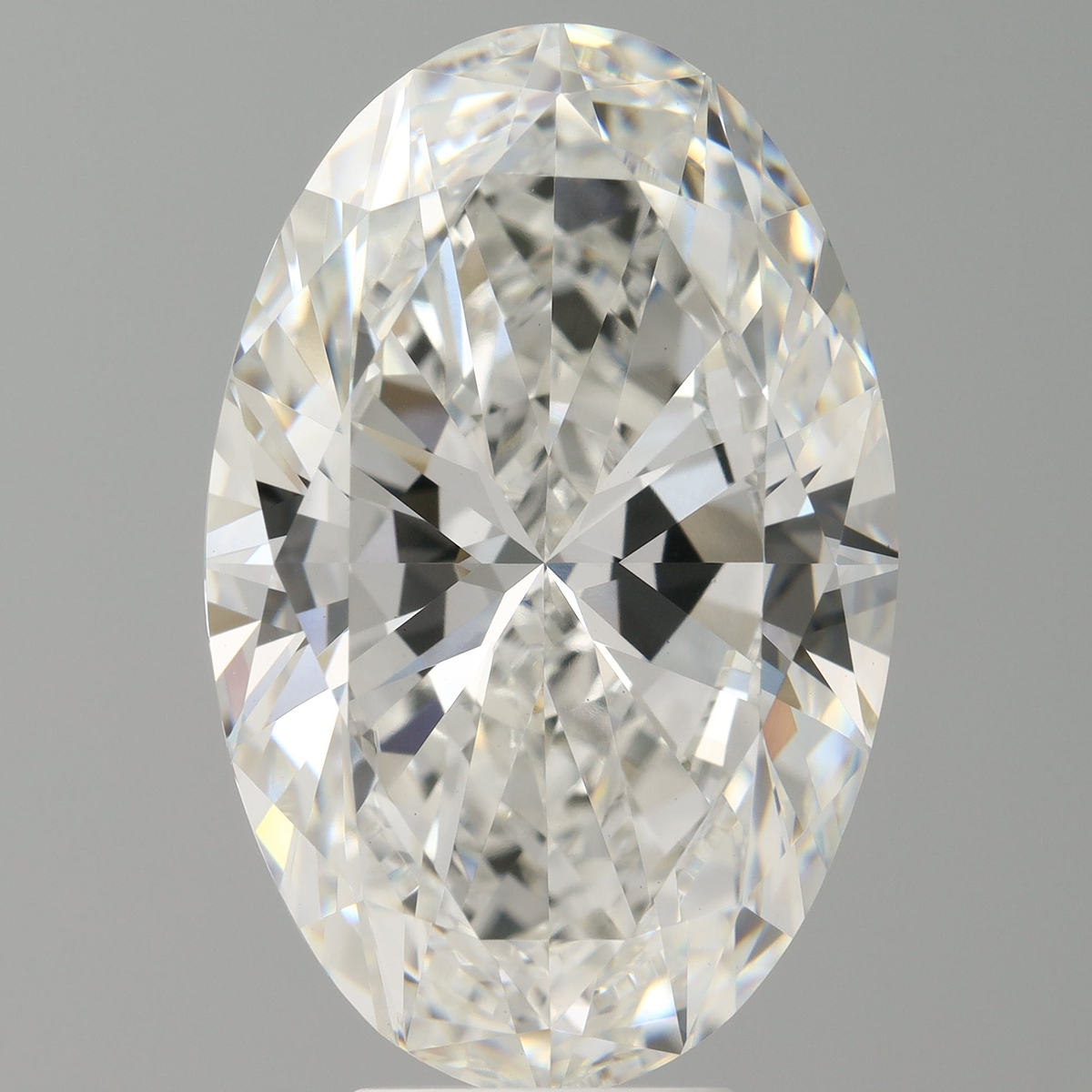 7.53 Carat Oval Shaped, Ideal Cut, F Color, VVS2 Clarity, IGI Certified Lab Grown Diamond