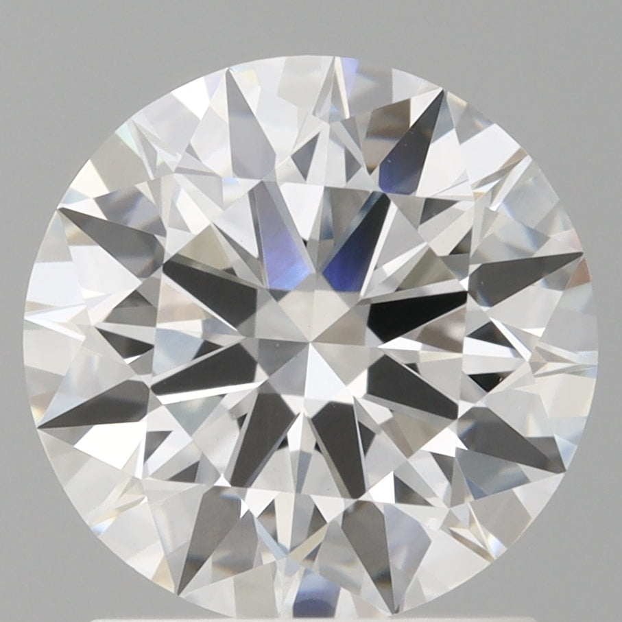 1.60 Carat Round Shaped, Ideal Cut, D Color, VVS2 Clarity, IGI Certified Lab Grown Diamond