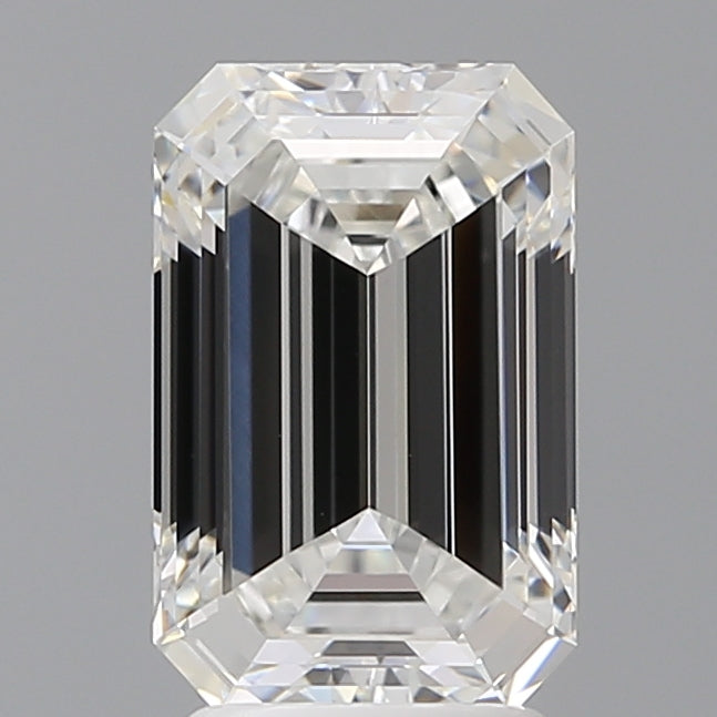 3.06 Carat Emerald Shaped, Ideal Cut, E Color, VVS2 Clarity, IGI Certified Lab Grown Diamond