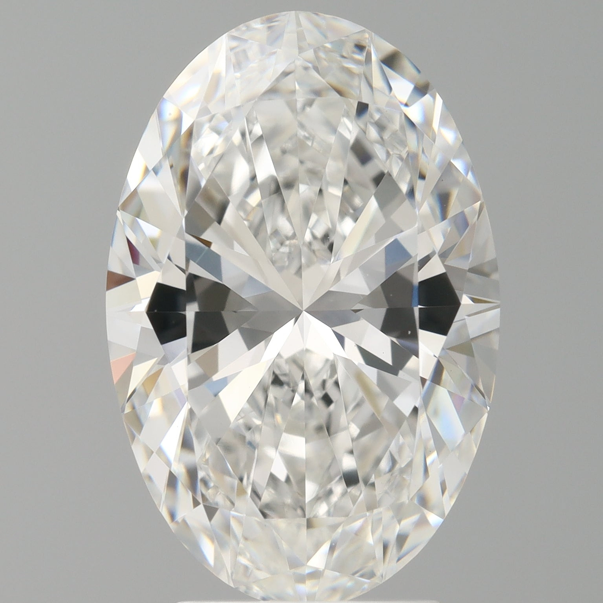 4.10 Carat Oval Shaped, Ideal Cut, E Color, VVS2 Clarity, IGI Certified Lab Grown Diamond