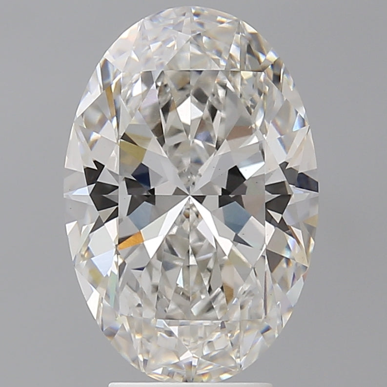4.59 Carat Oval Shaped, Ideal Cut, F Color, VVS2 Clarity, IGI Certified Lab Grown Diamond