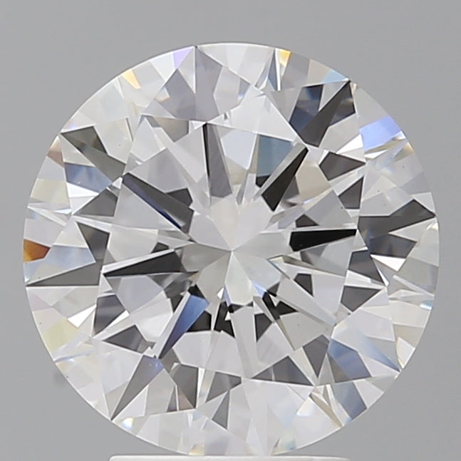 4.04 Carat Round Shaped, Excellent Cut, F Color, VS1 Clarity, IGI Certified Lab Grown Diamond