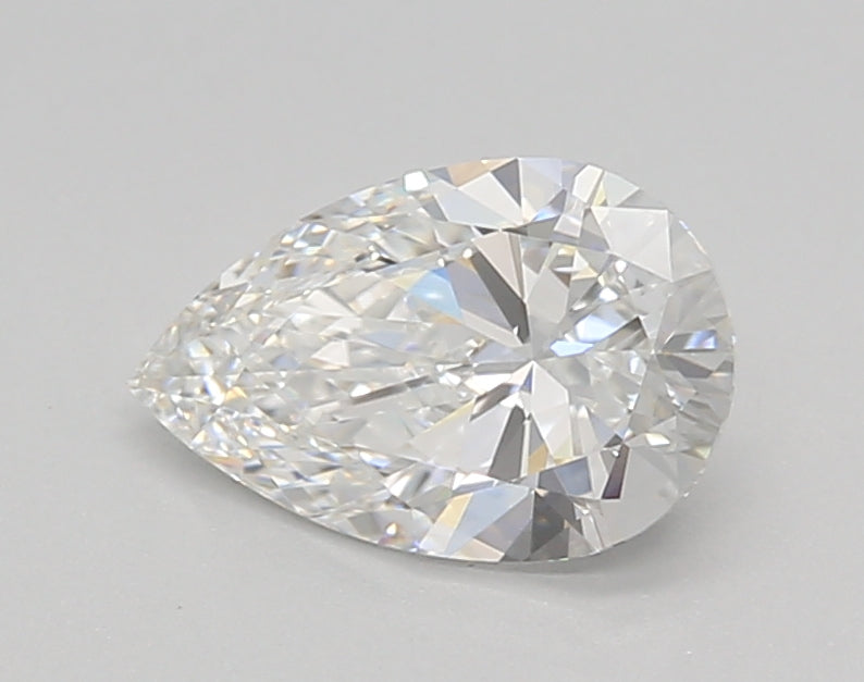 1.02 Carat Pear Shaped, Excellent Cut, D Color, VVS2 Clarity, IGI Certified Lab Grown Diamond