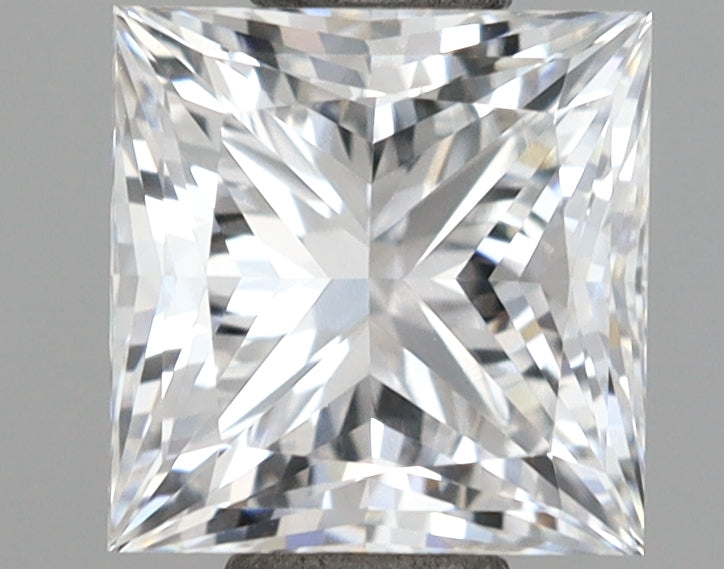 1.04 Carat Princess Shaped, Excellent Cut, D Color, VVS2 Clarity, IGI Certified Lab Grown Diamond