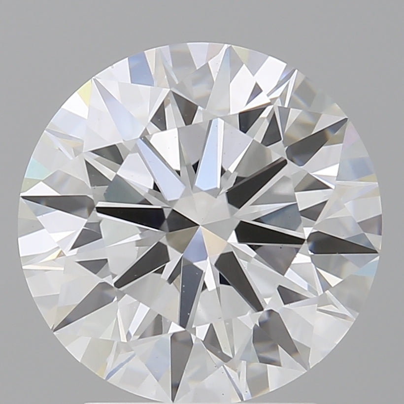 3.08 Carat Round Shaped, Ideal Cut, E Color, VS1 Clarity, IGI Certified Lab Grown Diamond