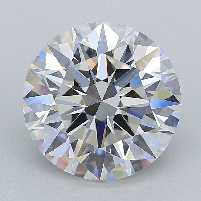 4.02 Carat Round Shaped, Ideal Cut, D Color, VS1 Clarity, IGI Certified Lab Grown Diamond