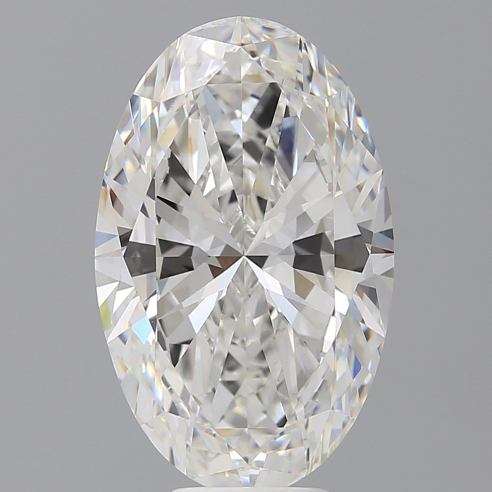 7.10 Carat Oval Shaped, Ideal Cut, F Color, VVS2 Clarity, IGI Certified Lab Grown Diamond