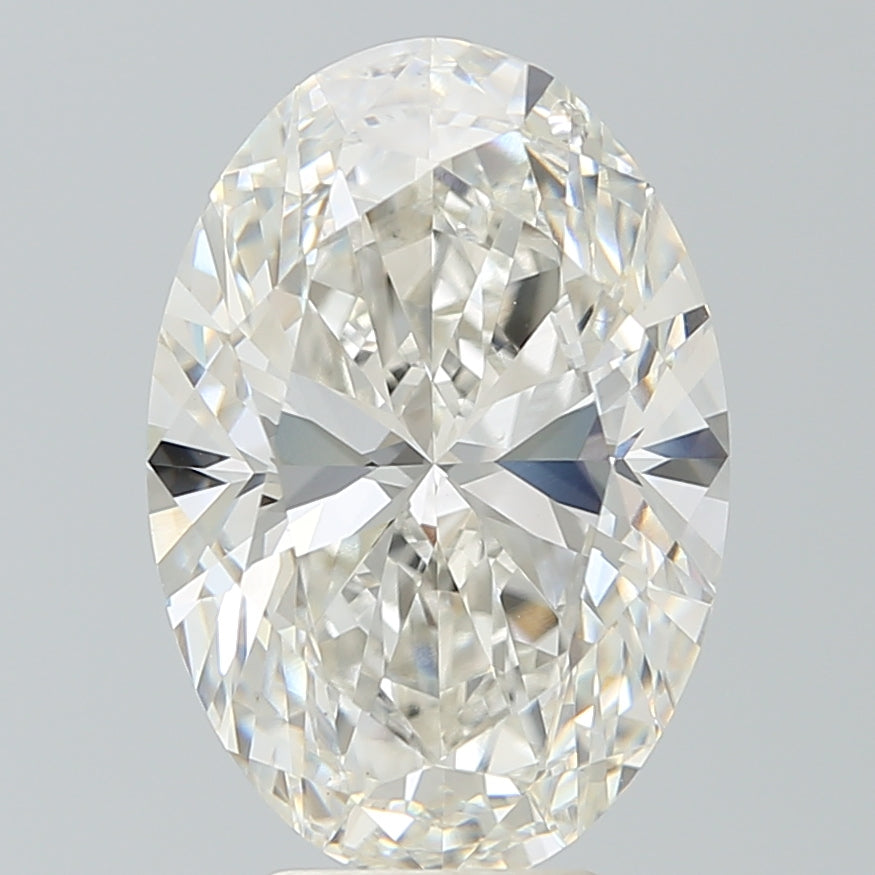 6.43 Carat Oval Shaped, Ideal Cut, H Color, VS1 Clarity, IGI Certified Lab Grown Diamond