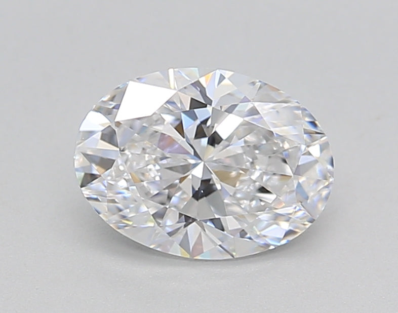 1.01 Carat Oval Shaped, Ideal Cut, D Color, VVS1 Clarity, GCAL Certified Lab Grown Diamond