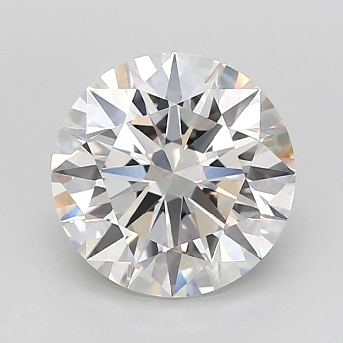 2.53 Carat Round Shaped, Ideal Cut, F Color, VVS2 Clarity, IGI Certified Lab Grown Diamond
