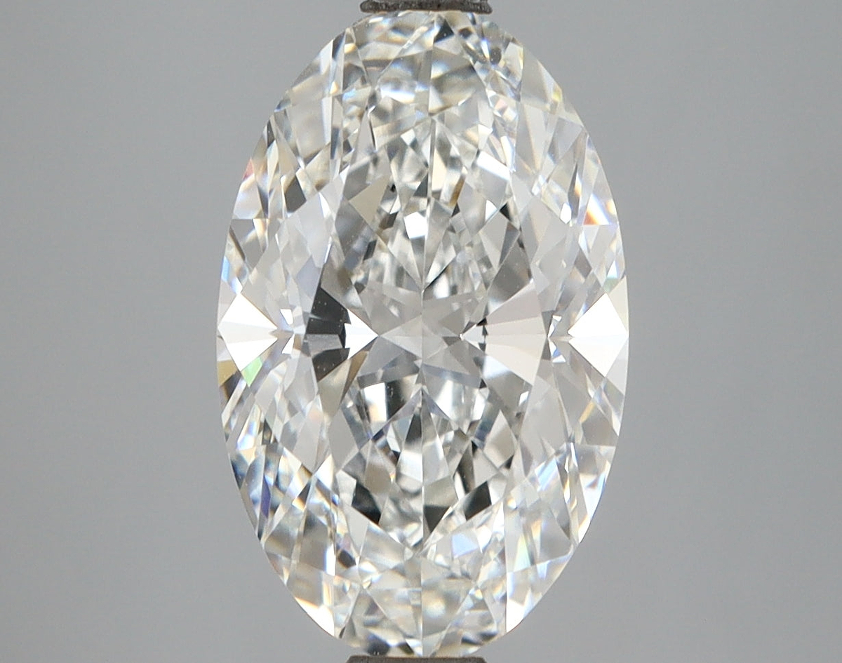3.57 Carat Oval Shaped, Ideal Cut, F Color, VVS2 Clarity, IGI Certified Lab Grown Diamond