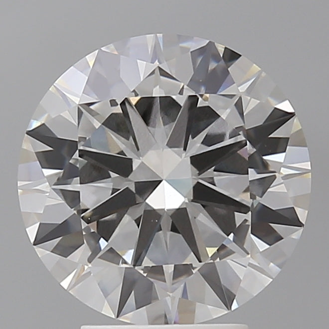 4.03 Carat Round Shaped, Excellent Cut, F Color, VVS2 Clarity, IGI Certified Lab Grown Diamond