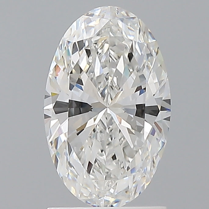 1.59 Carat Oval Shaped, Ideal Cut, E Color, VVS2 Clarity, IGI Certified Lab Grown Diamond