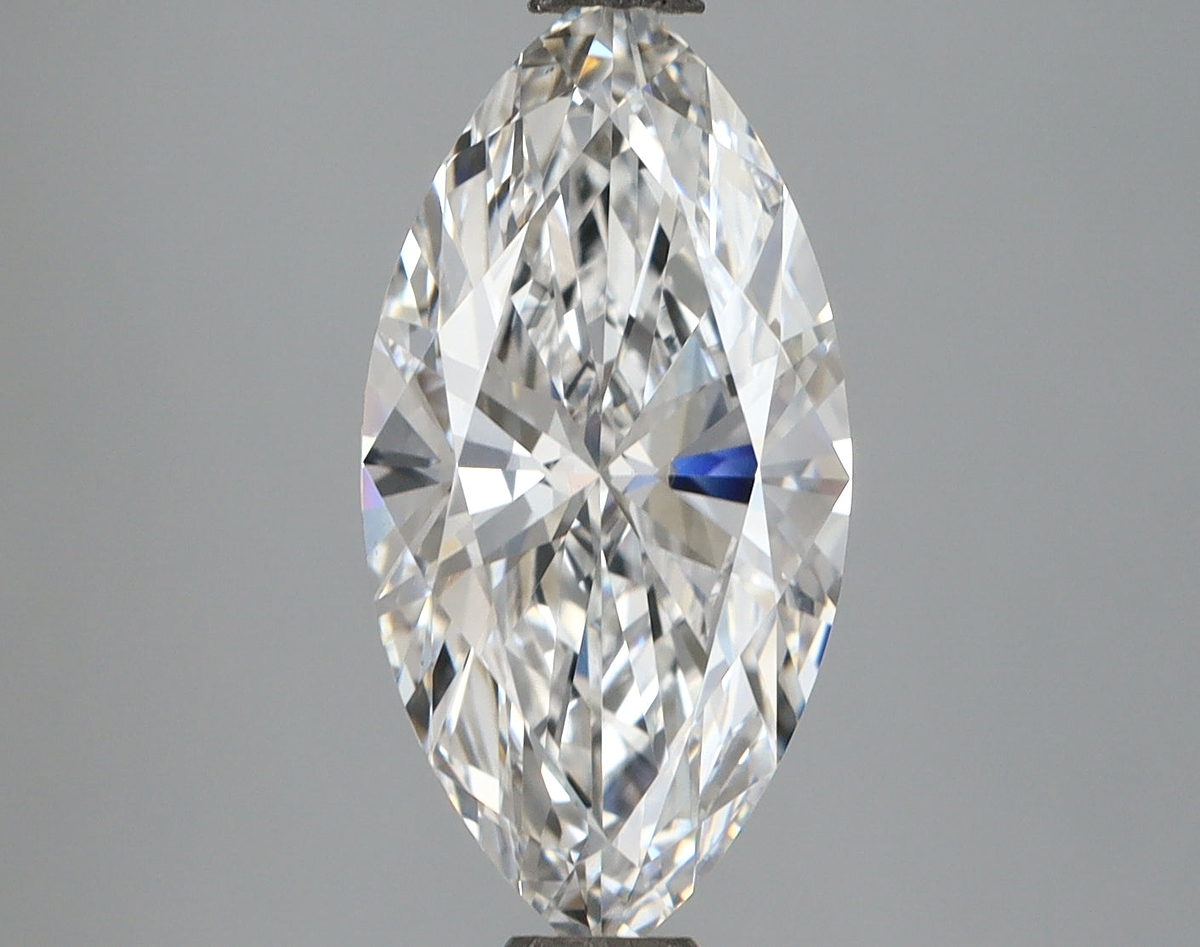 2.51 Carat Marquise Shaped, Ideal Cut, E Color, VS1 Clarity, IGI Certified Lab Grown Diamond