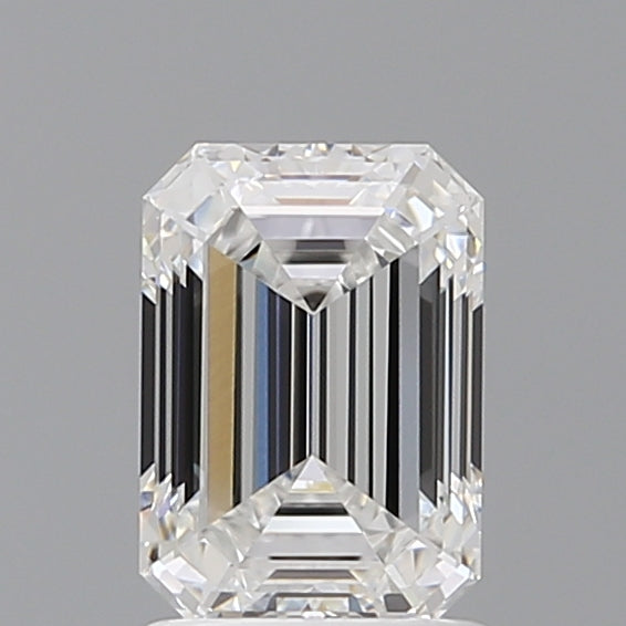 1.57 Carat Emerald Shaped, Ideal Cut, E Color, VVS2 Clarity, IGI Certified Lab Grown Diamond