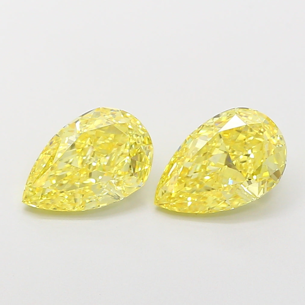 1.58 Carat Pear Shaped, Ideal Cut, VS2 Clarity, IGI Certified Lab Grown Diamond