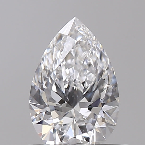 0.52 Carat Pear Shaped, Ideal Cut, D Color, VS1 Clarity, IGI Certified Lab Grown Diamond