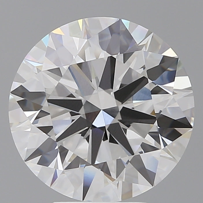 5.57 Carat Round Shaped, Ideal Cut, E Color, VVS2 Clarity, IGI Certified Lab Grown Diamond