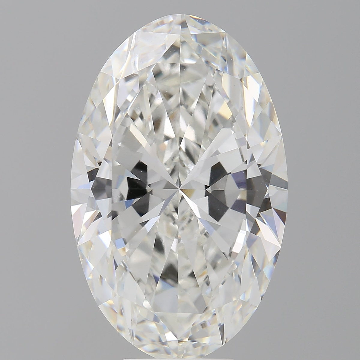 9.10 Carat Oval Shaped, Ideal Cut, F Color, VVS2 Clarity, IGI Certified Lab Grown Diamond
