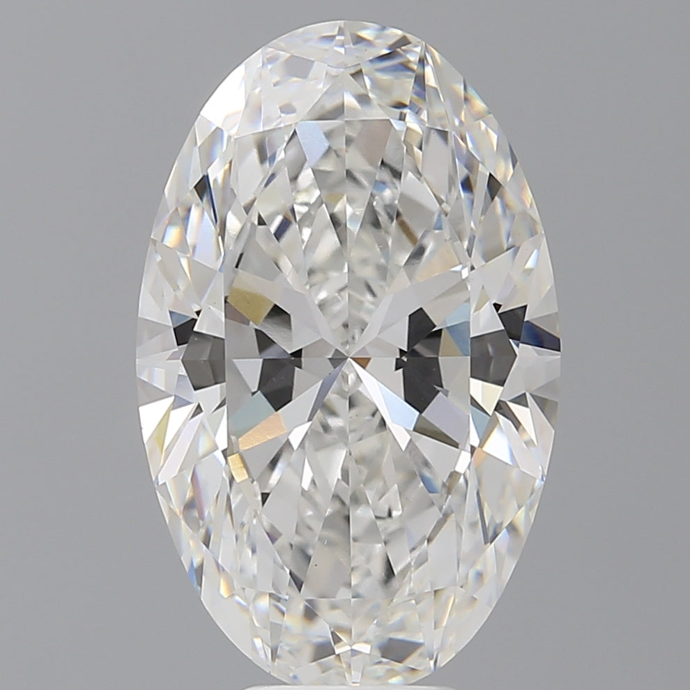 7.57 Carat Oval Shaped, Ideal Cut, E Color, VVS2 Clarity, IGI Certified Lab Grown Diamond