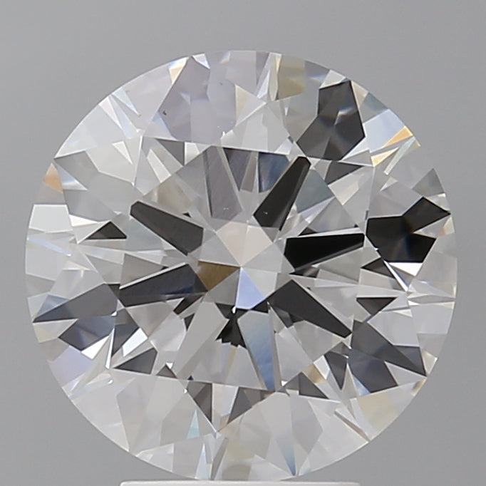 4.54 Carat Round Shaped, Ideal Cut, F Color, VVS2 Clarity, IGI Certified Lab Grown Diamond