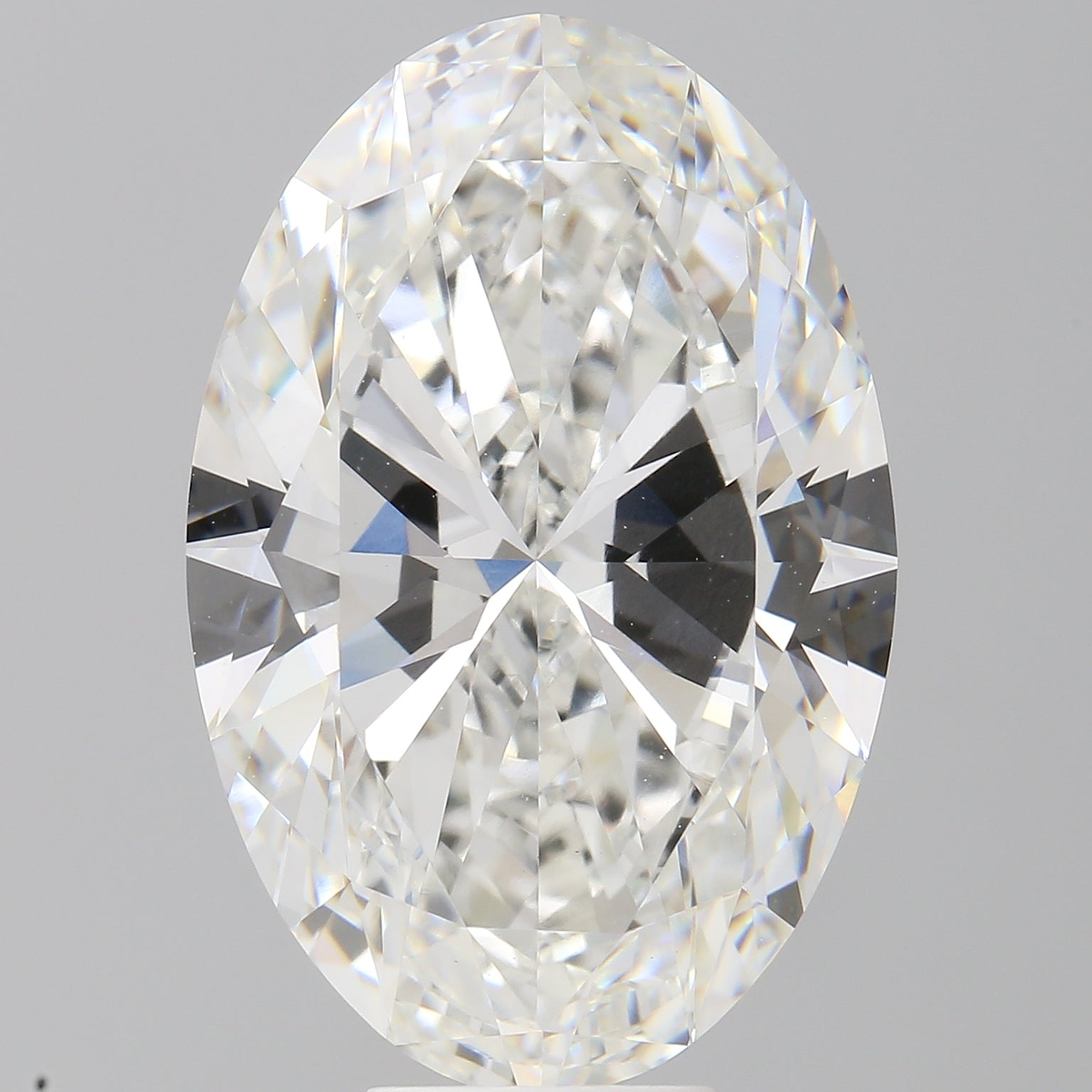 10.00 Carat Oval Shaped, Ideal Cut, F Color, VVS2 Clarity, IGI Certified Lab Grown Diamond