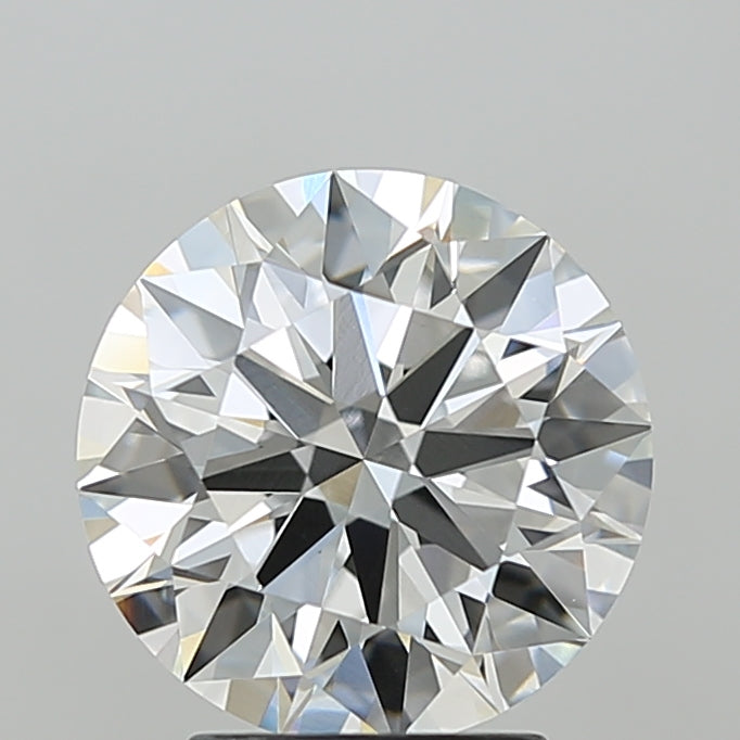 3.09 Carat Round Shaped, Ideal Cut, F Color, VVS2 Clarity, IGI Certified Lab Grown Diamond
