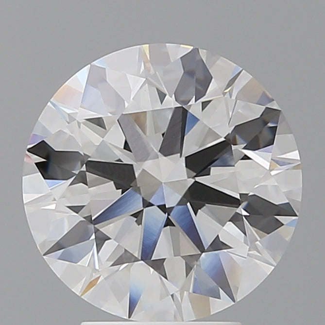 4.06 Carat Round Shaped, Ideal Cut, F Color, VVS2 Clarity, IGI Certified Lab Grown Diamond